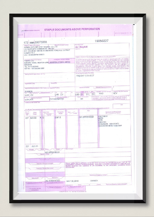 Air waybill
