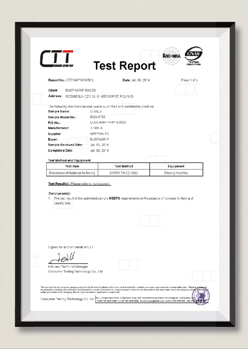 Bending Certificate