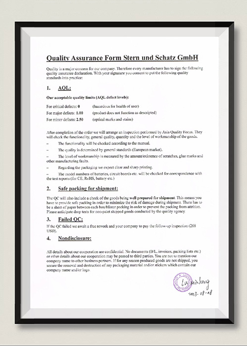 Quality Guarantee-1