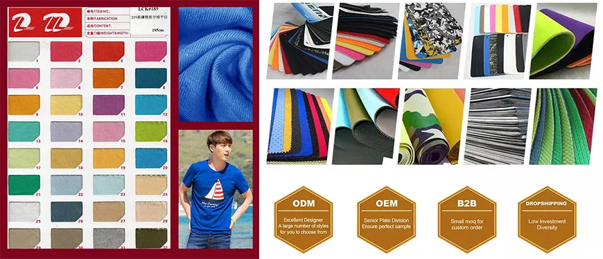100% Color Cotton Knitted Multicolor Short Sleeve T-shirt Men tee