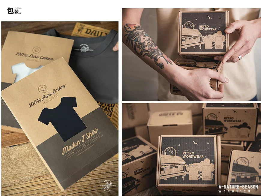 100% Color Cotton Knitted Multicolor Short Sleeve T-shirt Men tee