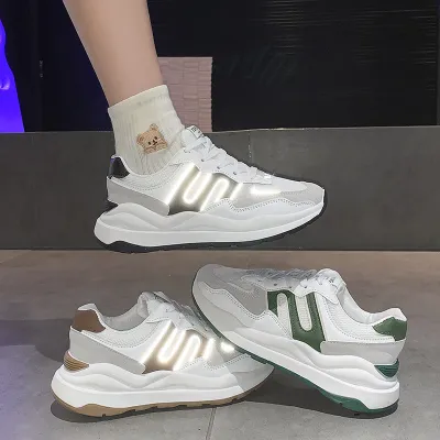 Women Leather Sport Running shoes