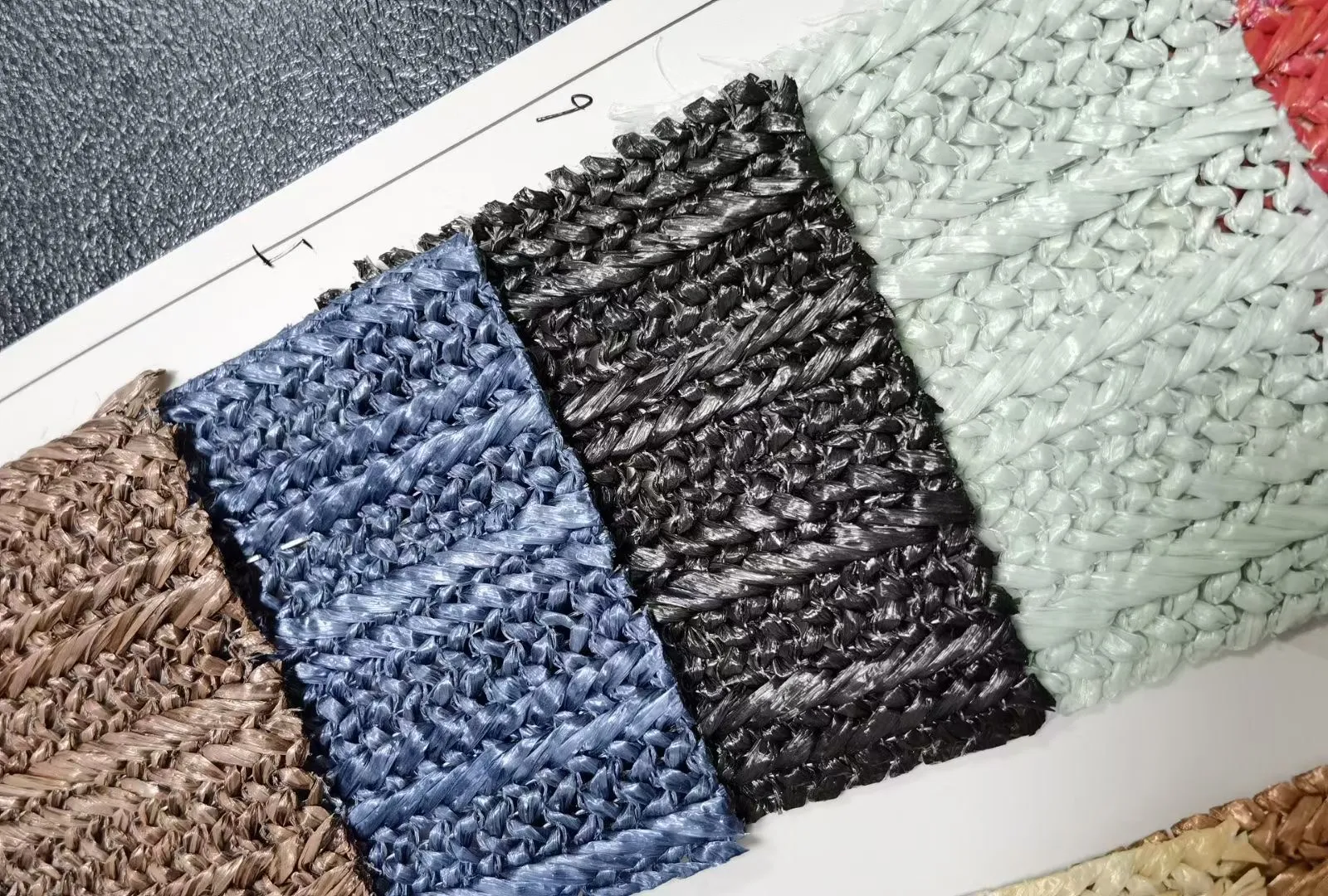 dyed design knitted ladies handbag fabric