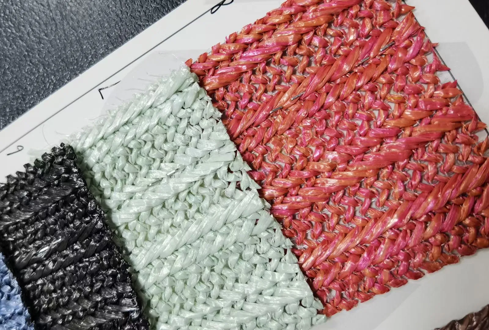 dyed design knitted ladies handbag fabric