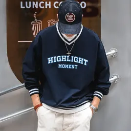 V-neck uniform sports shoulder long sleeve T-shirt