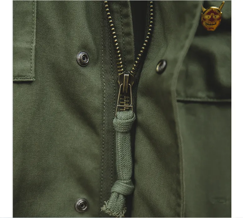 American vintage jacket Ami khaki trench coat