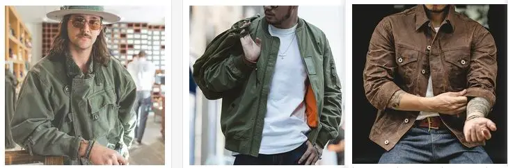 American vintage jacket Ami khaki trench coat