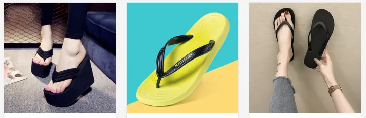 Fashion trends flip flops