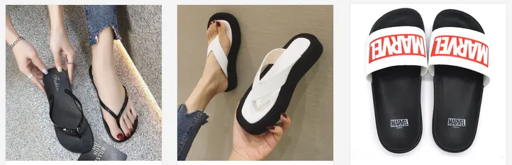 Fashion trends flip flops