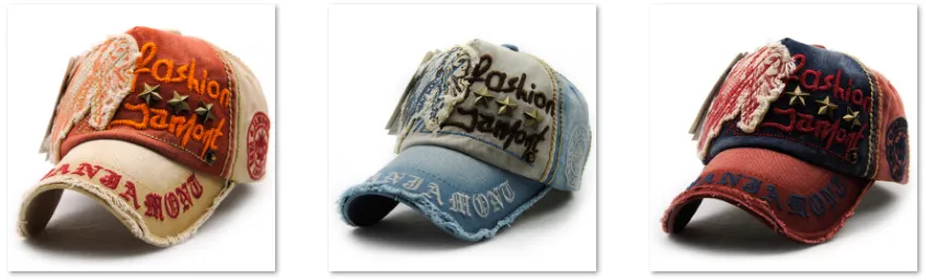 men and women's casual letter baseball caps