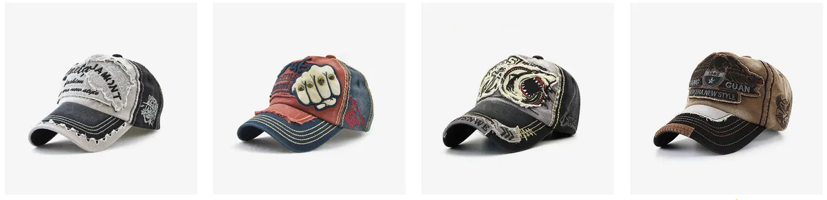 men and women's casual letter baseball caps