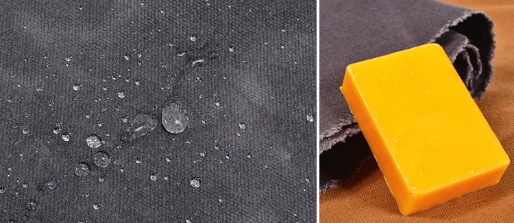 Oil wax canvas travel backpack