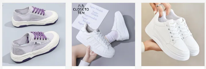 woman ins fashion sneaker
