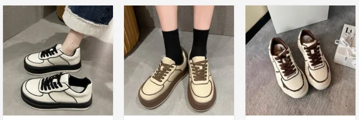 woman ins fashion sneaker