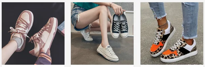 woman ins fashion sneaker