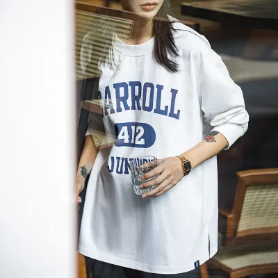 Cotton long sleeve T-shirt