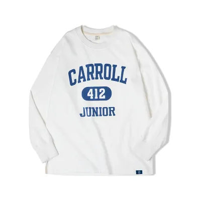 Cotton long sleeve T-shirt