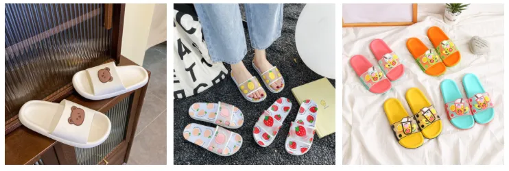 Sequined fashion slippers for ladies