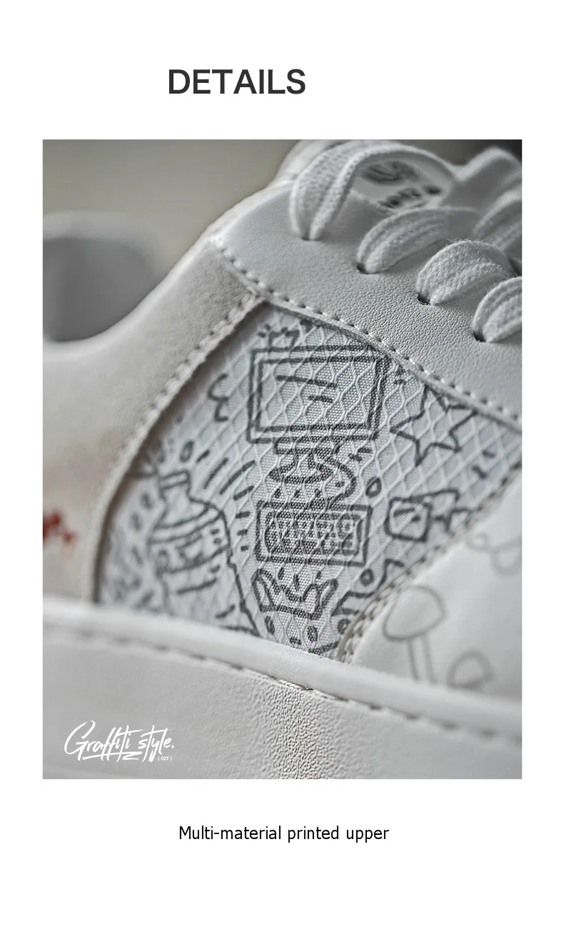 white painting sneakers