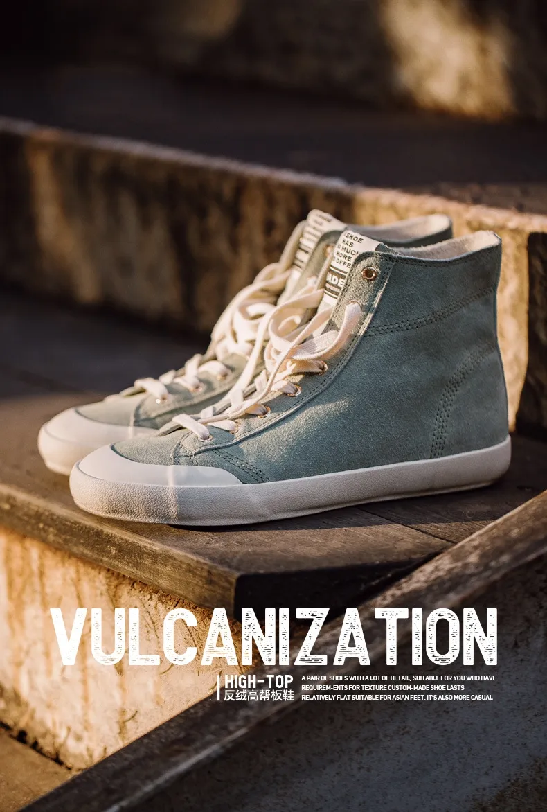 high top vulcanized shoes