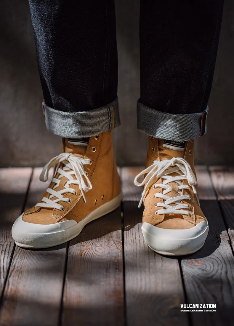 high top vulcanized shoes