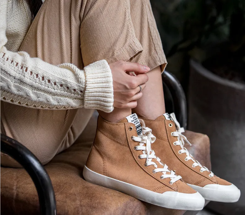 high top vulcanized shoes