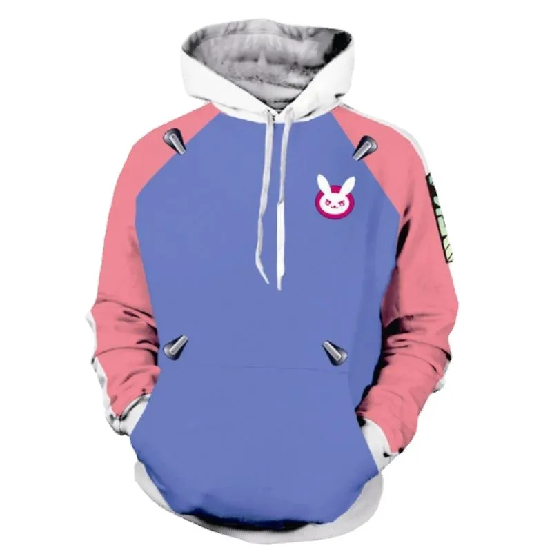 3D print casual fashion breathable hoodie