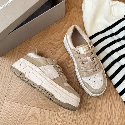 woman fashion thick soled casual shoes