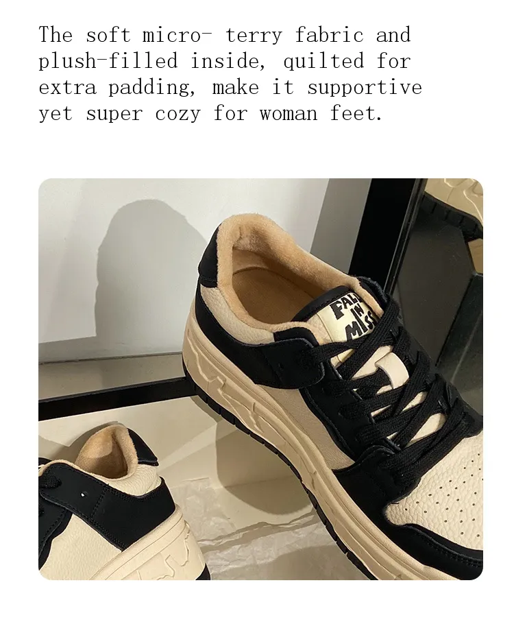 woman fashion thick soled casual shoes