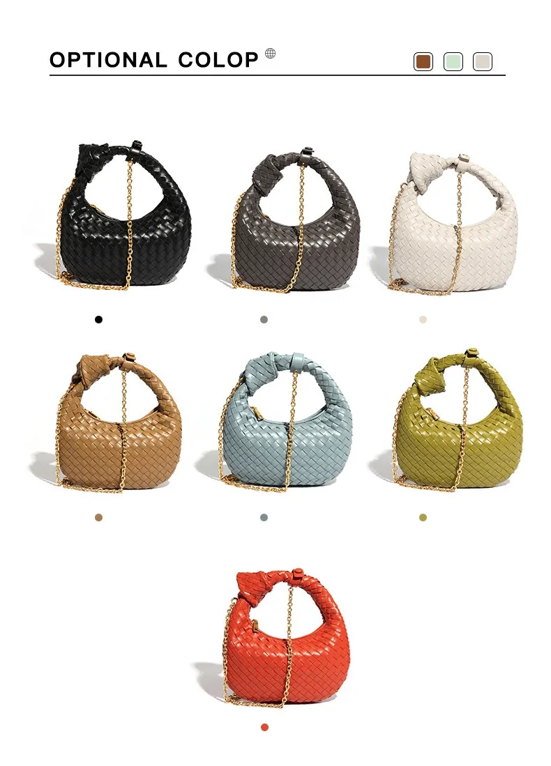 Amazon cross-border Cloud Bag 2023 new woven fashion all-match dumpling handbag