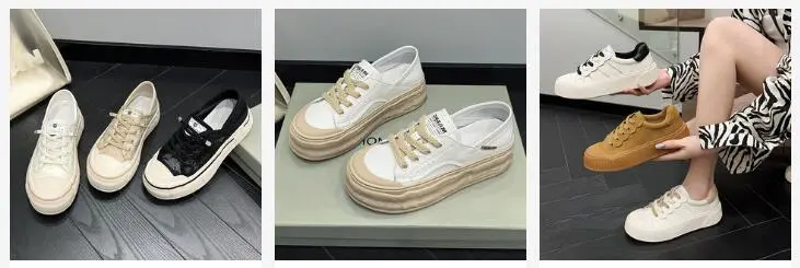 woman platform shoes