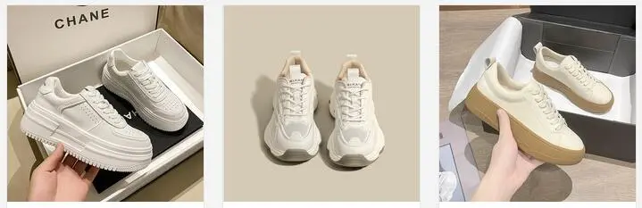 woman white sneakers
