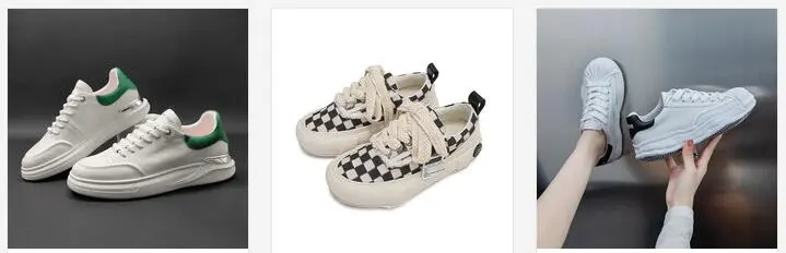 woman white sneakers