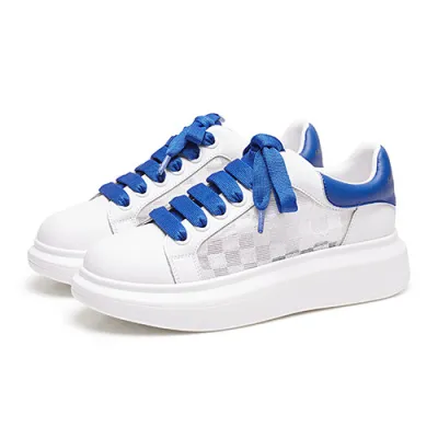 woman white sneakers