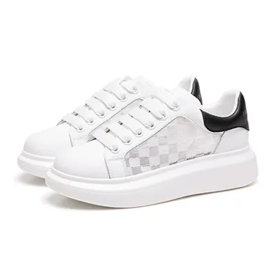 woman white sneakers