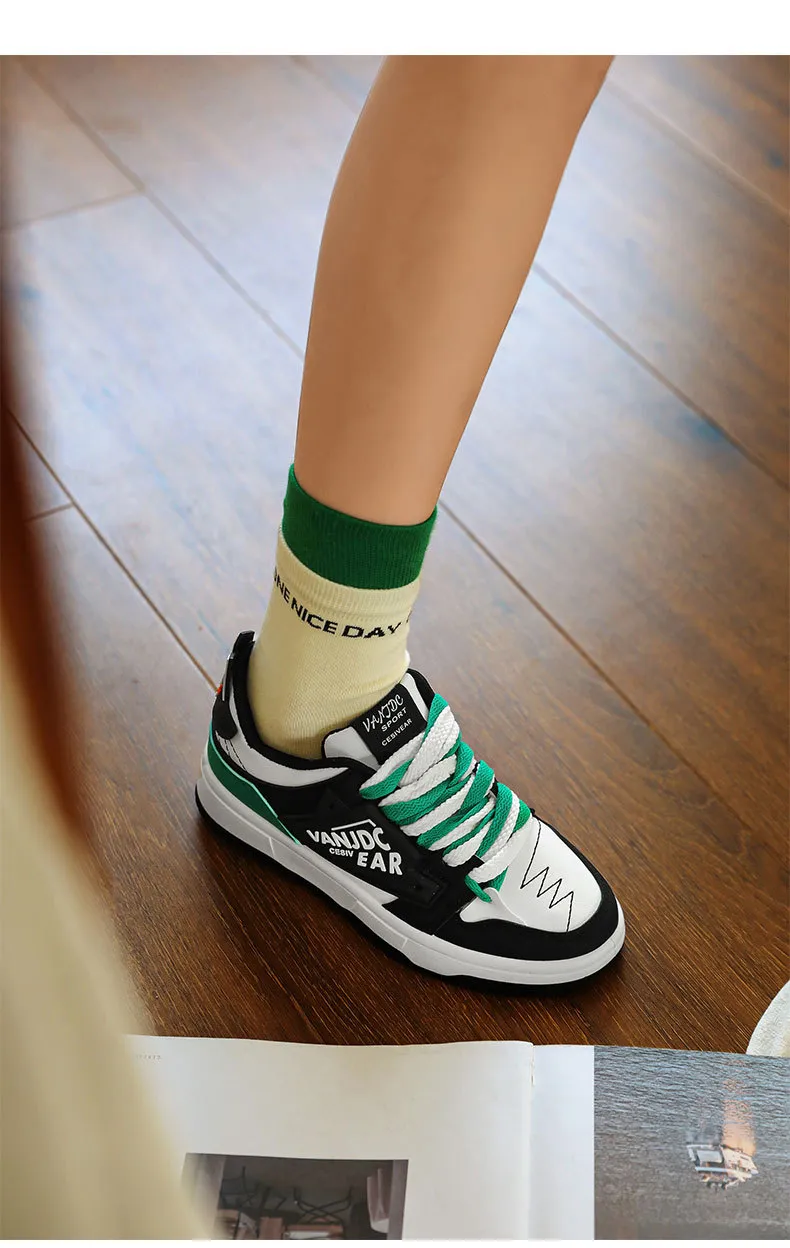 thick sole skateboard shoes