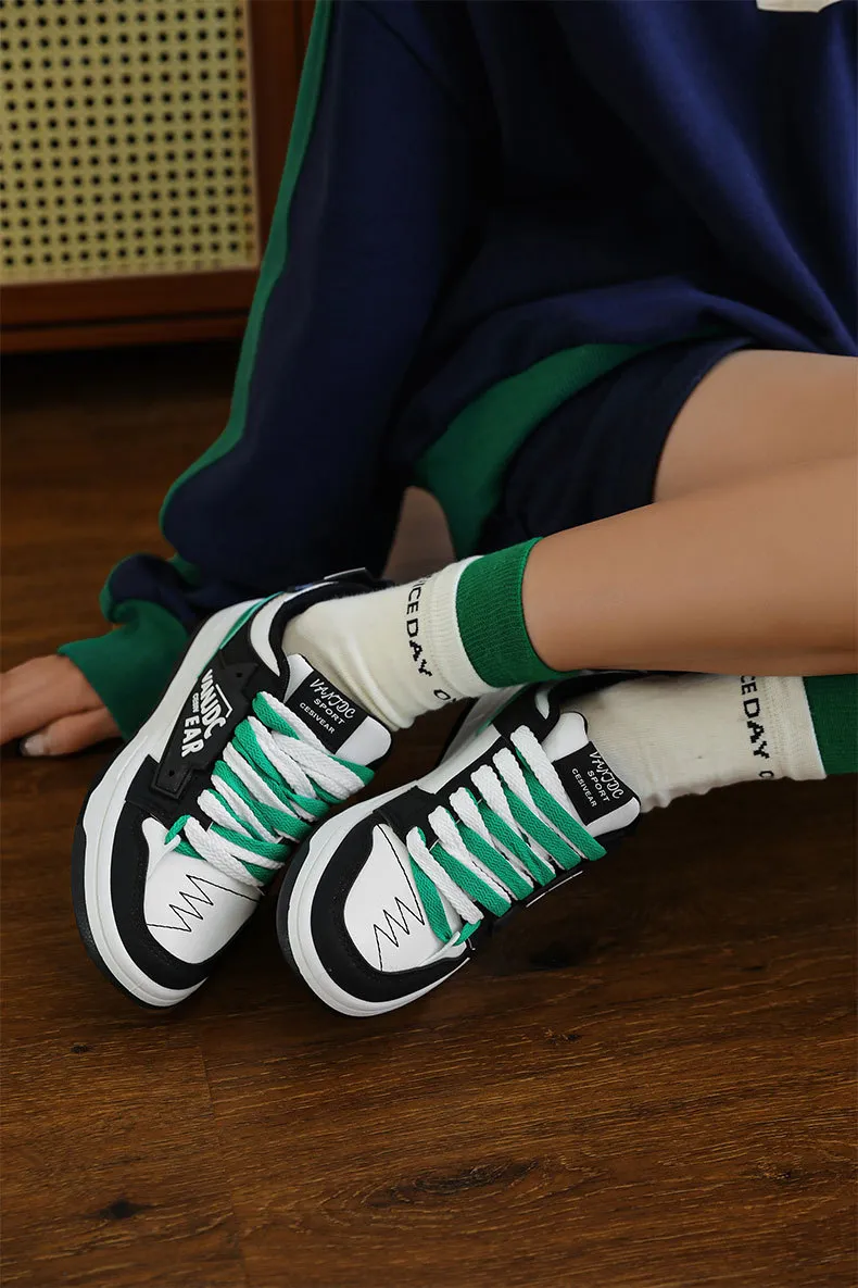 thick sole skateboard shoes