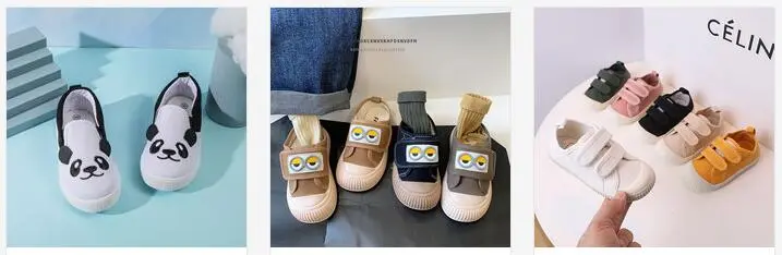 Children canvas shoes
