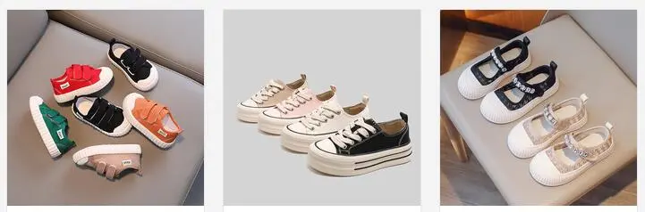 Children canvas shoes
