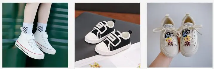 Children canvas shoes