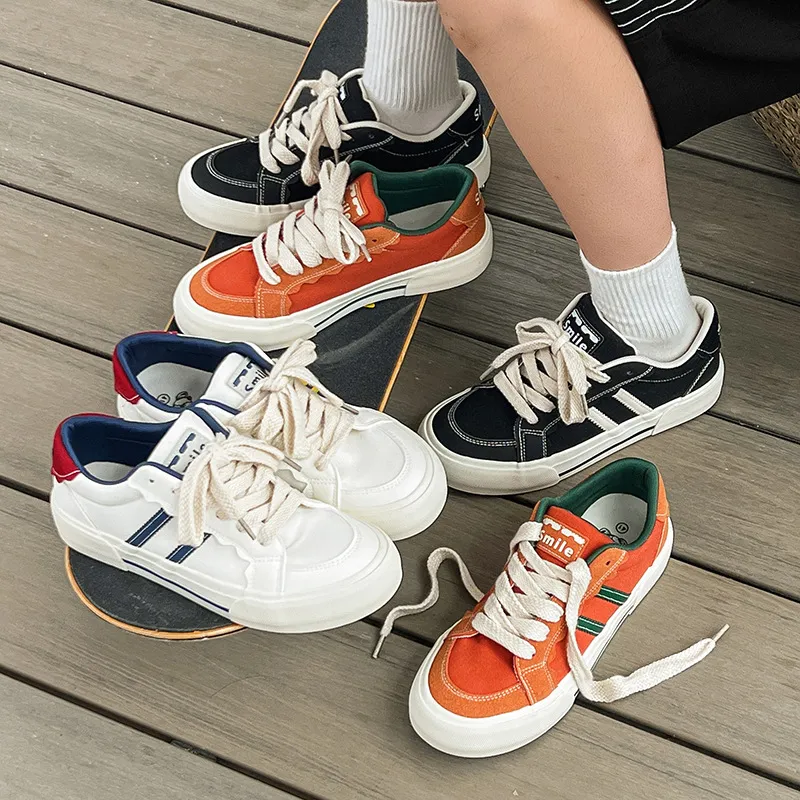 men vulcanized canvas shoes