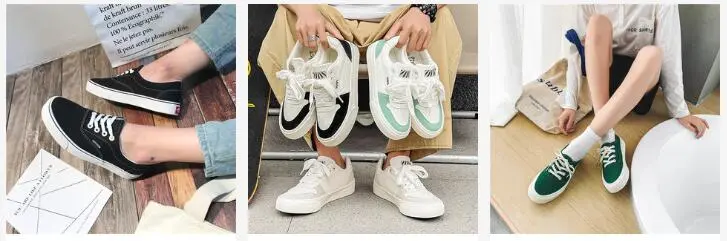 men vulcanized canvas shoes