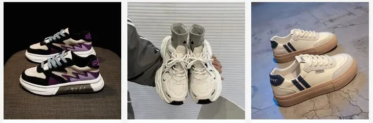 thick soles panda shoes