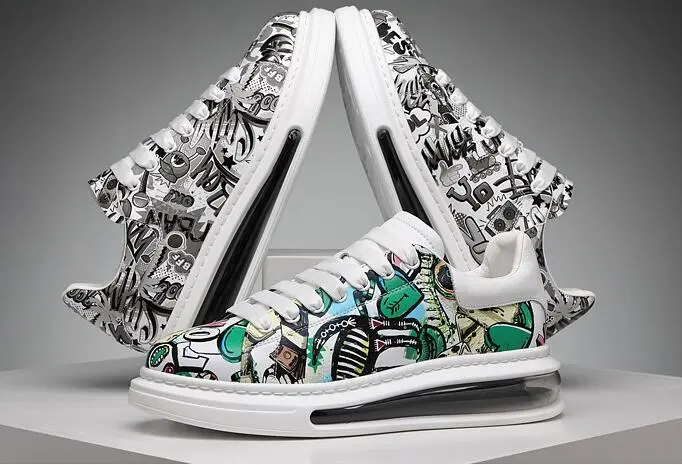 new men low top skateboard shoes