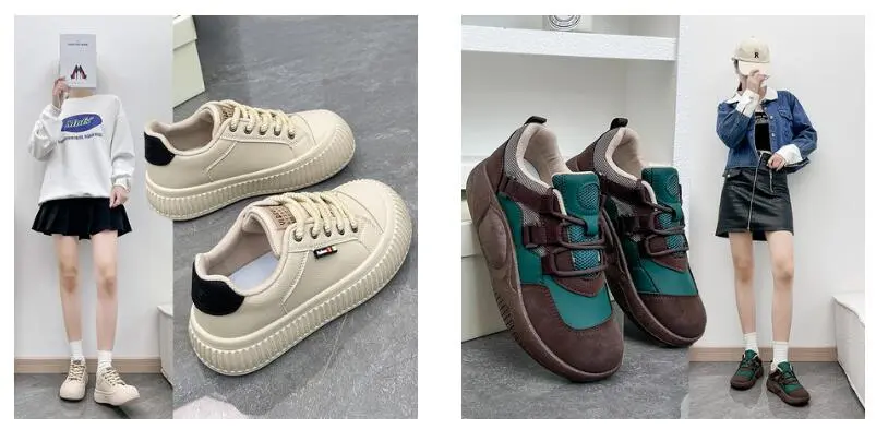 woman fashion sport shoes