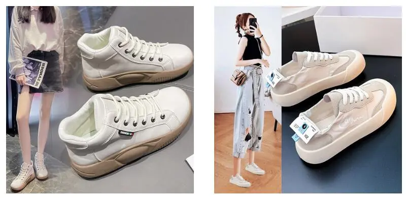 woman fashion sport shoes