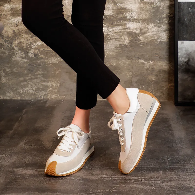 woman hidden heel shoes