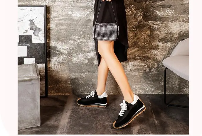 woman hidden heel shoes