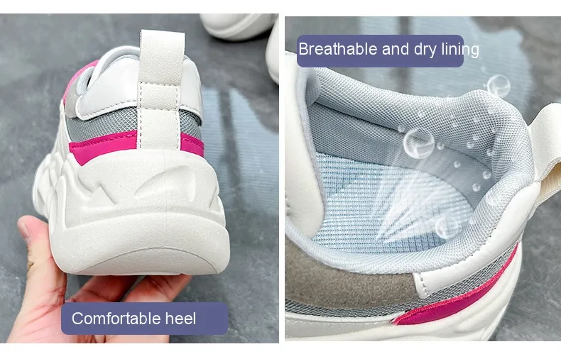 woman platform casual shoes