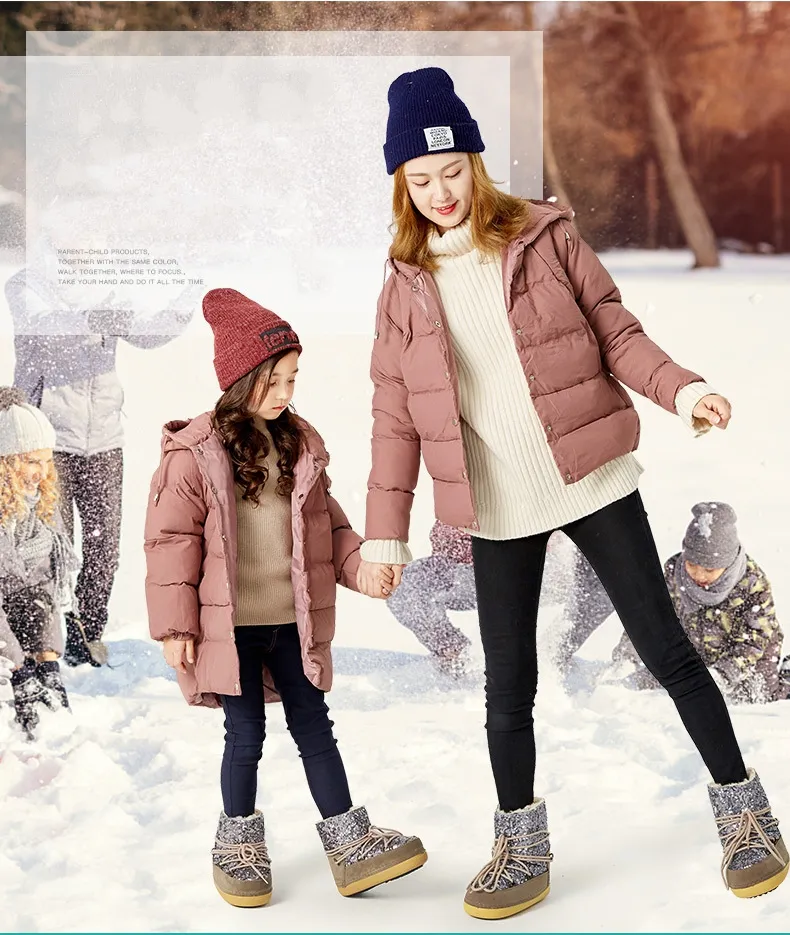 parent-child snow boot